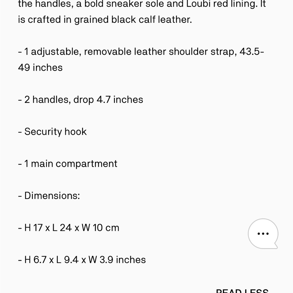 Christian Louboutin Black and Red mini cabata - Picture 6 of 6